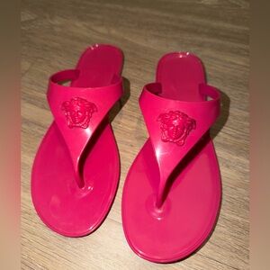 Versace Women's Vibrant Pink Sandals